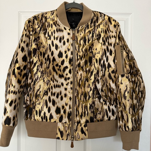 Banana republic leopard bomber jacket - Picture 4 of 11